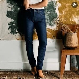 Imogene + Willie Dark Wash Slim Fit Jeans Size 28 USA Made Stretch Denim Women